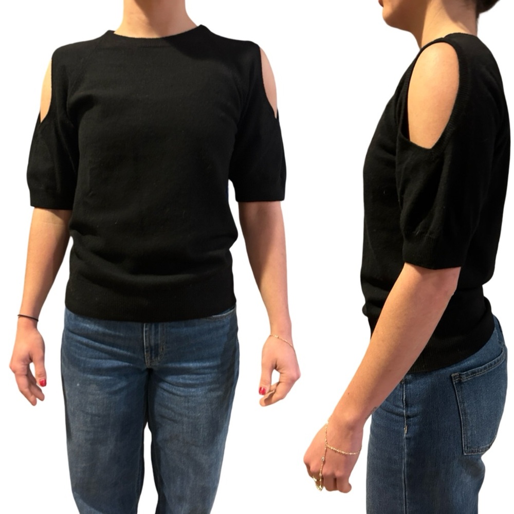 Stella Mccartney Cold Shoulder Sweater. Euc